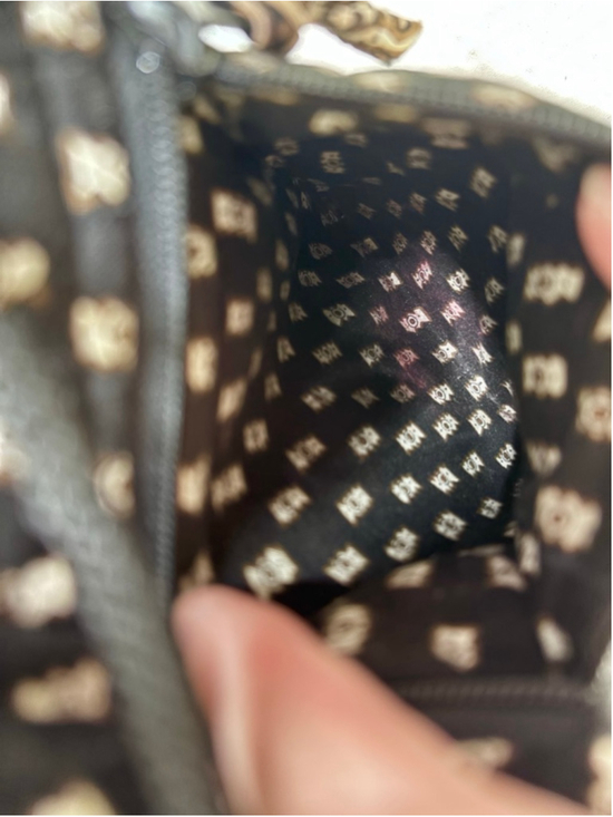 Women\'s Vera Bradley Black & Brown Zebra Print Quilted Backpack One Size